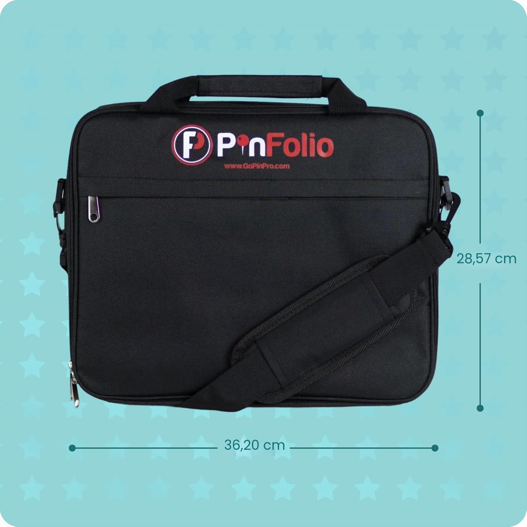 PinFolio Pro 5 Seiten mit Stick'N'Go Technologie (schwarz)