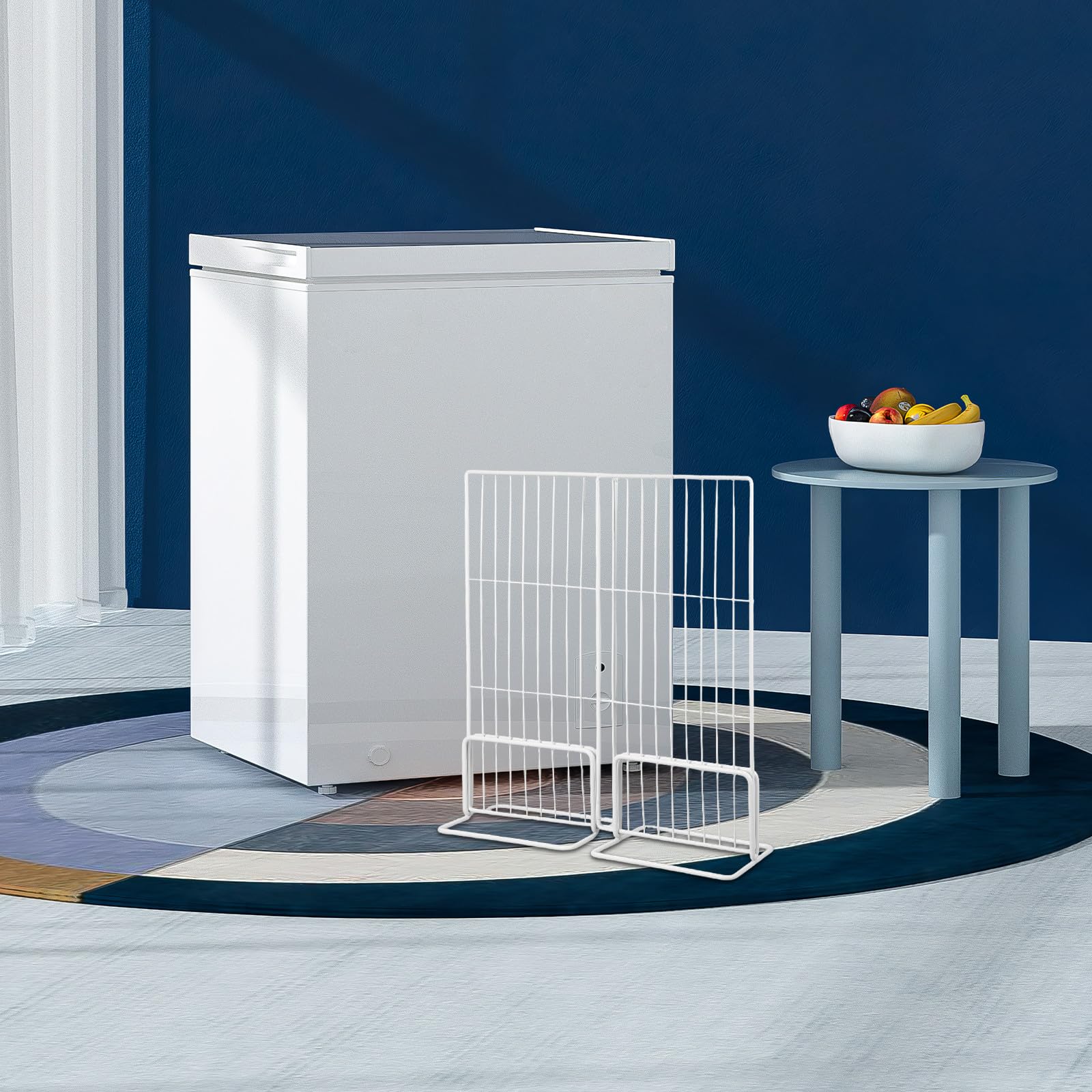Divisori per Ripiani del Congelatore in Pet e Pp, Resistenti alla Deformazione, Design Multifunzionale per Organizzazione Frigorifero in Casa e Negozi di Gelati