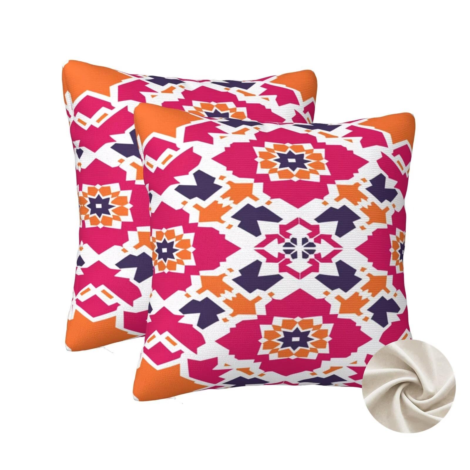 Housses de coussin zt217 avec fermeture éclair invisible anti-poussière 60x60cm