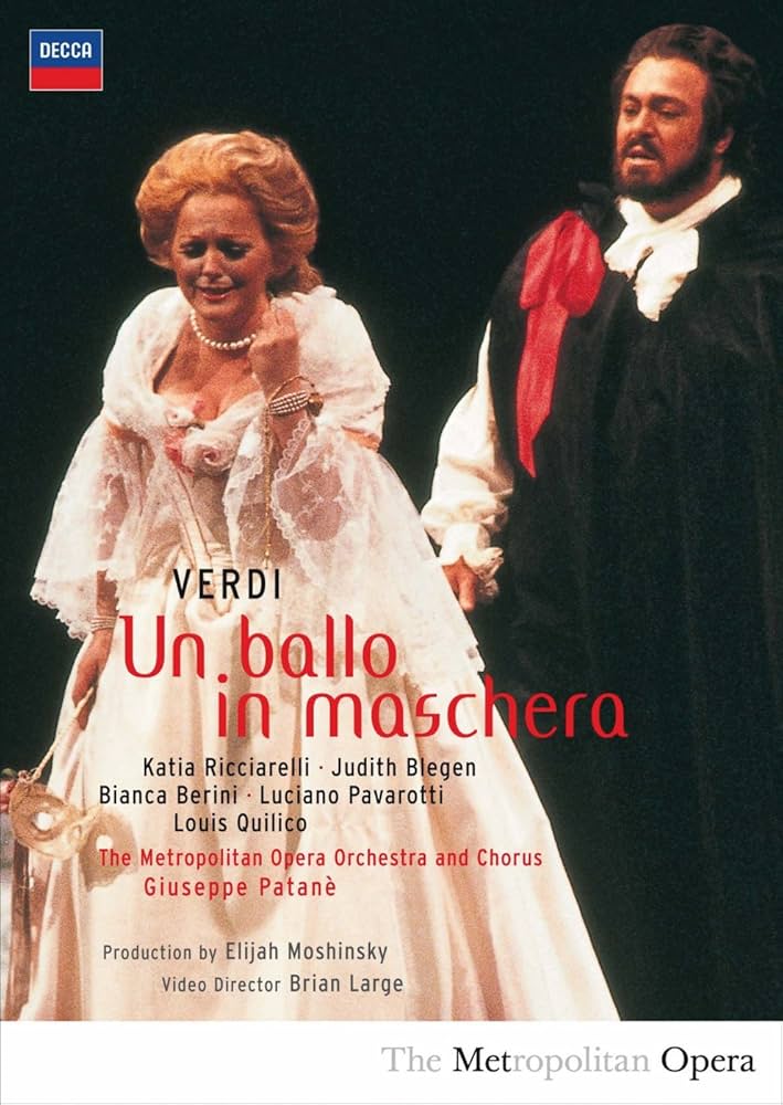 Amazon.com: Verdi: Un Ballo in Maschera : Luciano Pavarotti
