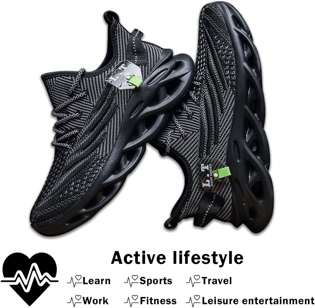 ZDFQLGV Mens Trainers Walking Sneakers Fitness Running Shoes Tennis Athletic Gym Shoes Outdoor Leisure Lightweight Breathable Soft Comfortable 5 714Ls6Q89LL. AC SL1200