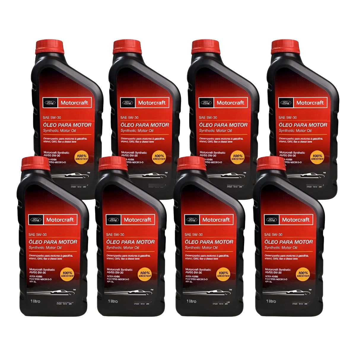 Kit de Troca de Óleo Motorcraft 5w30 para Ranger 2.2L e Transit 2.2L- 8 Litros