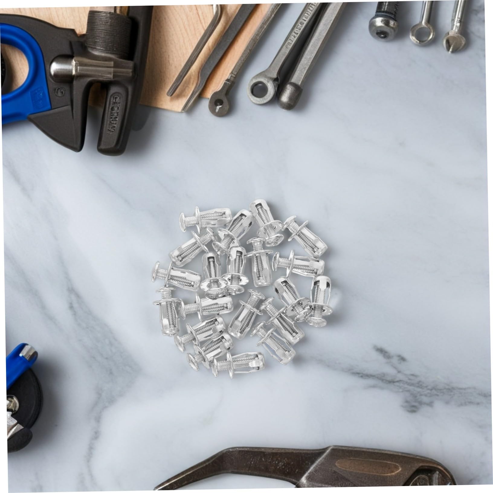 ABOOFAN 240 Stck. Teiliges Expansion Schrauben Carbonstahl Dübel für und Gipskartonwände mit Blütenblatt Metallanker für Möbelbefestigung und Heimwerkerprojekte