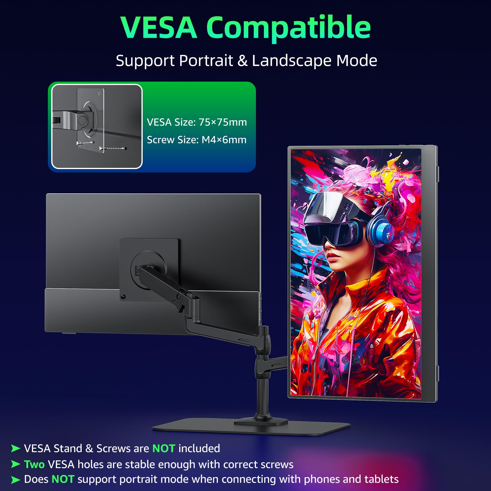 portable monitor 液晶モニター kksmart wcs156 kksmart 15.6 Inch FHD 1080P USB-C IPS Portable Travel Monitor with