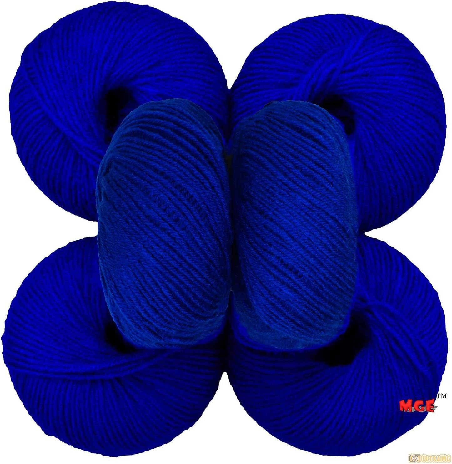 M.G ENTERPRISEVard hman 100% Acrylic Wool Royal (6 pc) Baby Wool Wool Ball Hand Knitting Wool/Art Craft Soft Crochet Hook Yarn, Needle Knitting Yarn Thread Dye L DE