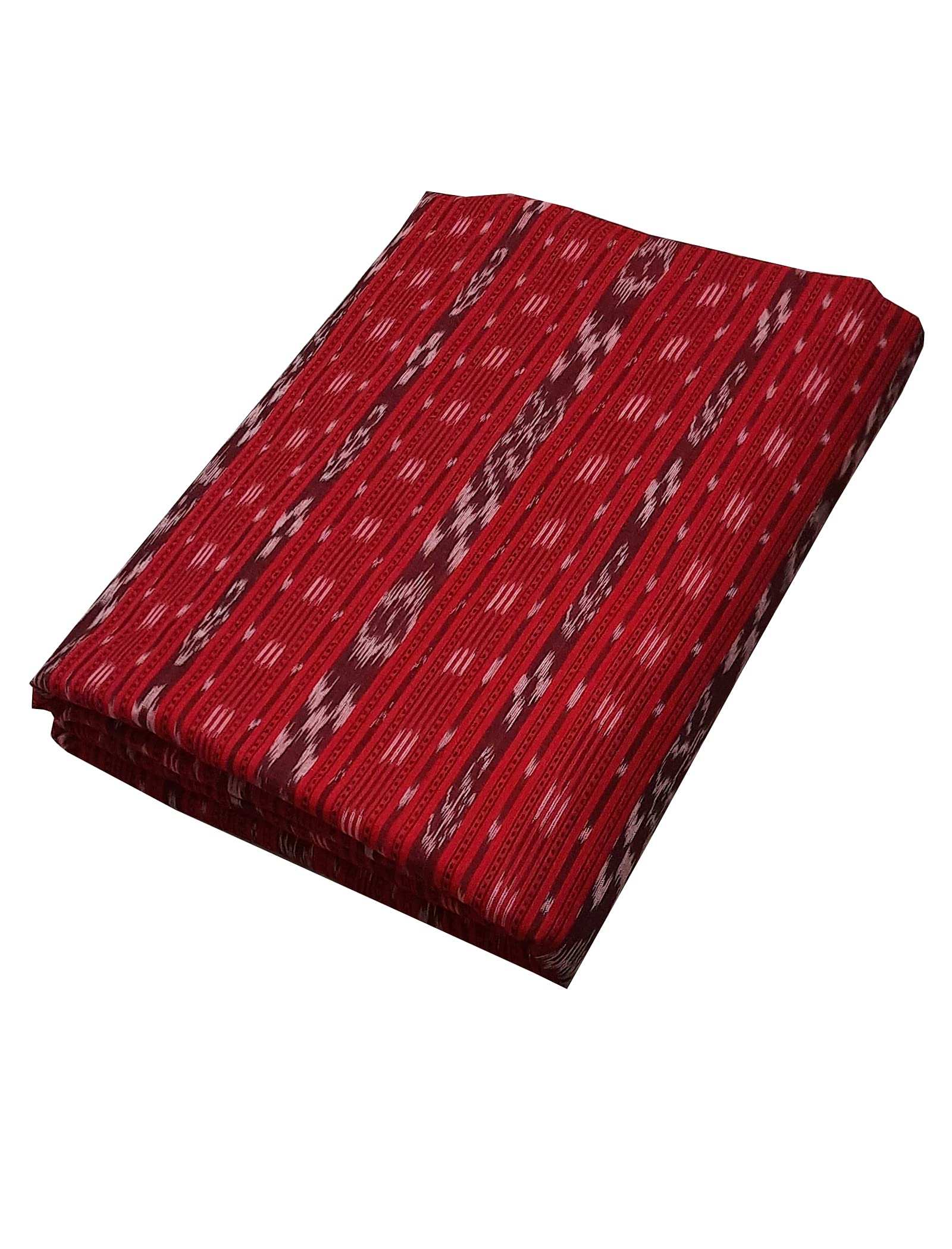 Odisha Handloom Sambalpuri Dress Material, unisex (Maroon)-image-37