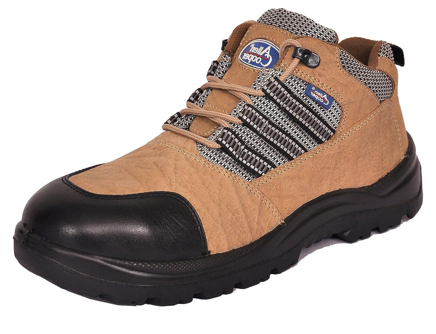 Allen Cooper AC 9005 Mens Safety Shoe, Nubuck Leather, 200 Joules Steel Toe Cap, Size 11 UK/India Tan (B0CHZ2FJD4) Amazon Price History, Amazon Price Tracker