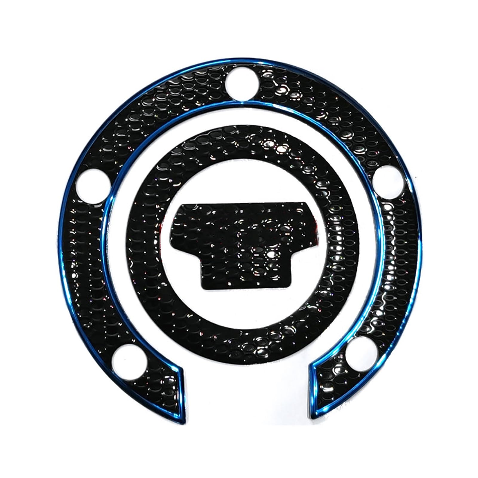 Zxcygg 1 Blue Motorcycle Fuel Gas Cap For For Yzf For R6 For R6 Fjr1300 For Fz1s Fz8 F&Azer 8 Fz6s Fz6n For Xj6 Fz6r Tank Pad Sticker Decals(1 Blue)