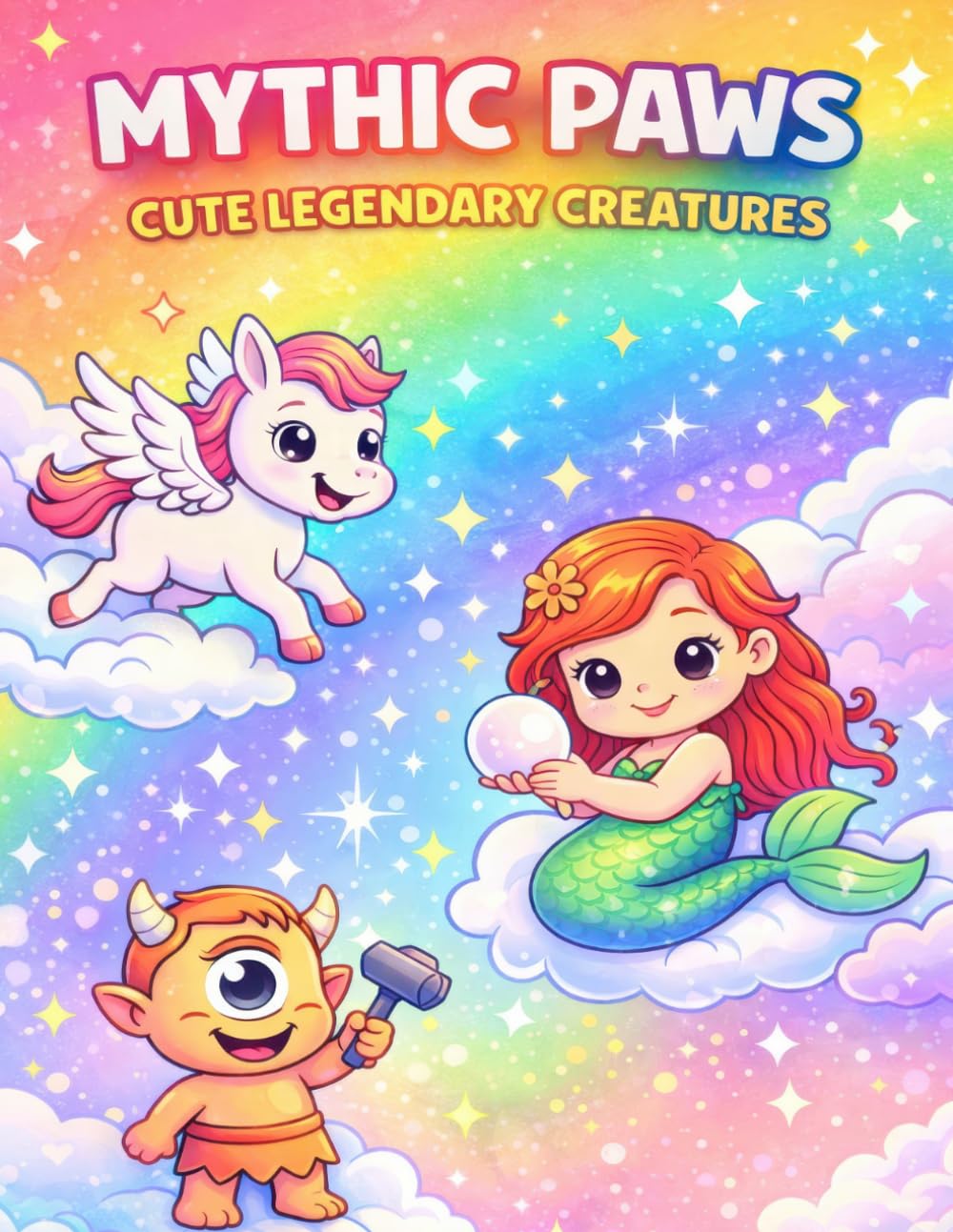 Mythical Magic Coloring Book: Fantasy Coloring Pages with Mermaids, Unicorns, Magical Creatures & Legendary Adventures for Kids (Coloring Books for Kids)