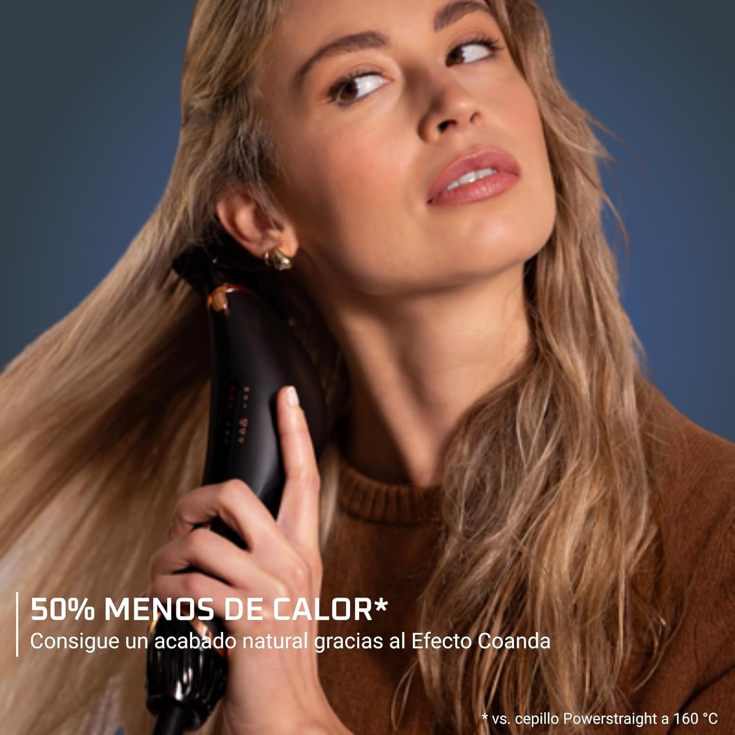 Rowenta Air Motion - Secador de pelo con efecto Coanda, diseño ergonómico y ligero, motor de alta velocidad, aire frío, 1300W de potencia, incluye neceser, CF8C20E0