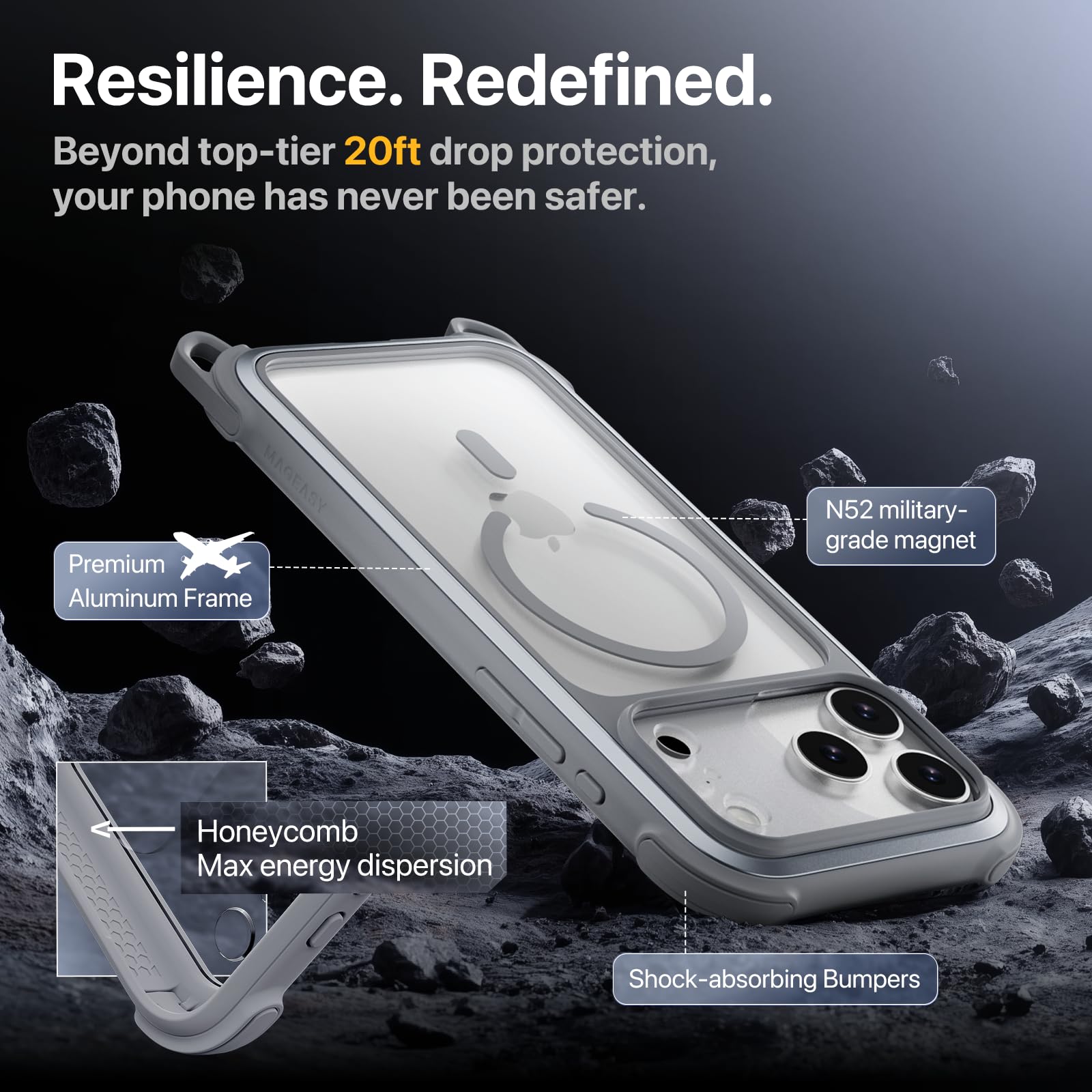 Amazon.com: MAGEASY Odyssey MagSafe Crossbody iPhone Case with