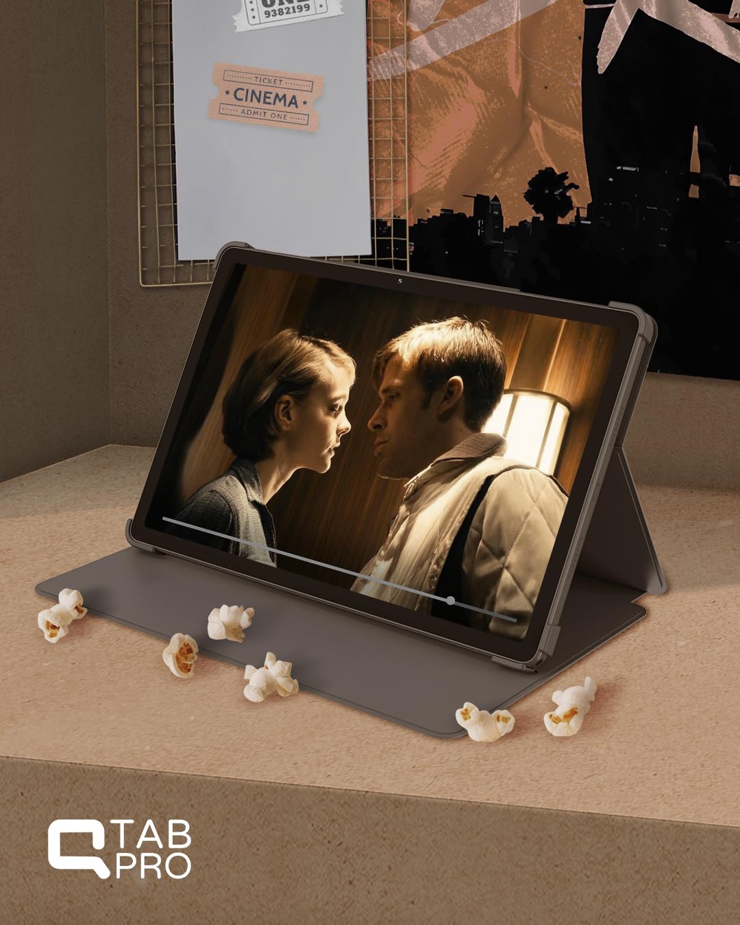 Qtab PRO Tablet 11'' Case Included Android 15, 8GB RAM 256GB ROM (Expandable), Snapdragon 685 Octa-Core, FHD IPS Display, 4G LTE+5G WiFi, GPS, 13MP Camera, 7000mAh Battery