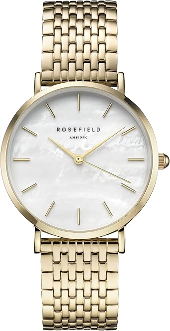 Rosefield Womens UEWG-U21 Analog Display Japanese Quartz Stainless Steel Band Watch