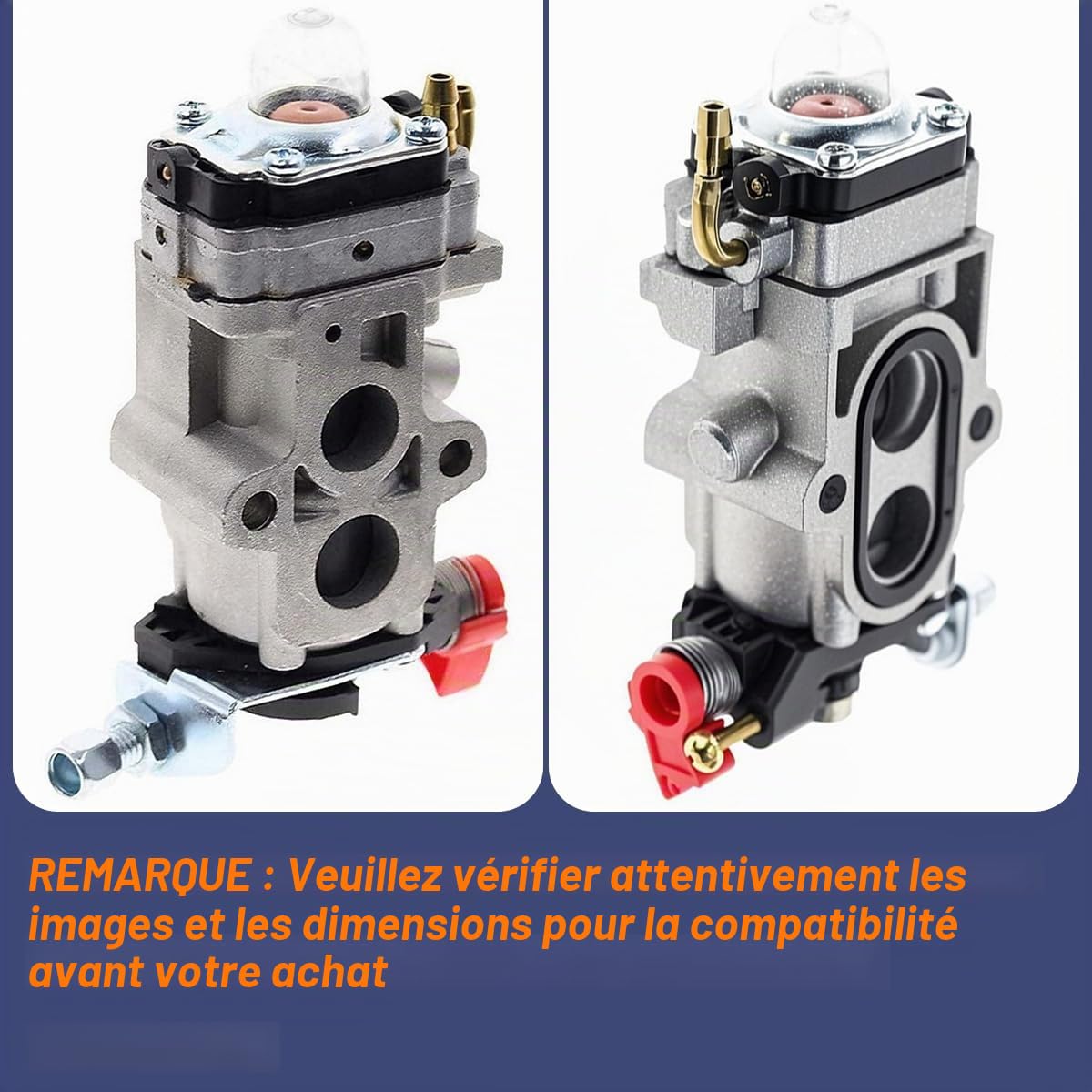 ZAMDOE Carburateur pour Kawasaki TJ45E TJ45 TJ045E KBH45A KBL45A KBH45B | KBL45B Débroussailleuse 2 temps, pièce détachée 15004-2060 : carburateur, bougie, joint, durite d'essence, filtre