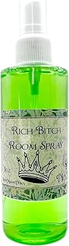 Rich Bitch Room Spray by New Moon Vibes - Luxury Lavish Lifestyle Wealth Abundance Success Prosperity Spells Conjure Rituals - Handmade with Essential Oils -Wicca Pagan Hoodoo Magick Manifestation
