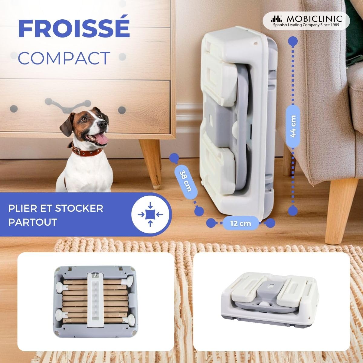 Mobiclinic® kids, Chaise haute bébé évolutive, 3 en 1, Kiara, Rehausseur + de jeux, Pliable, Harnais à 5 points, Plateau réglable, 6-36 mois, Jusqu'à 15 kg, Imperméable