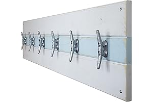 Cape May Boat Cleat Towel Rack: Elevate Your Home's Nautical Charm