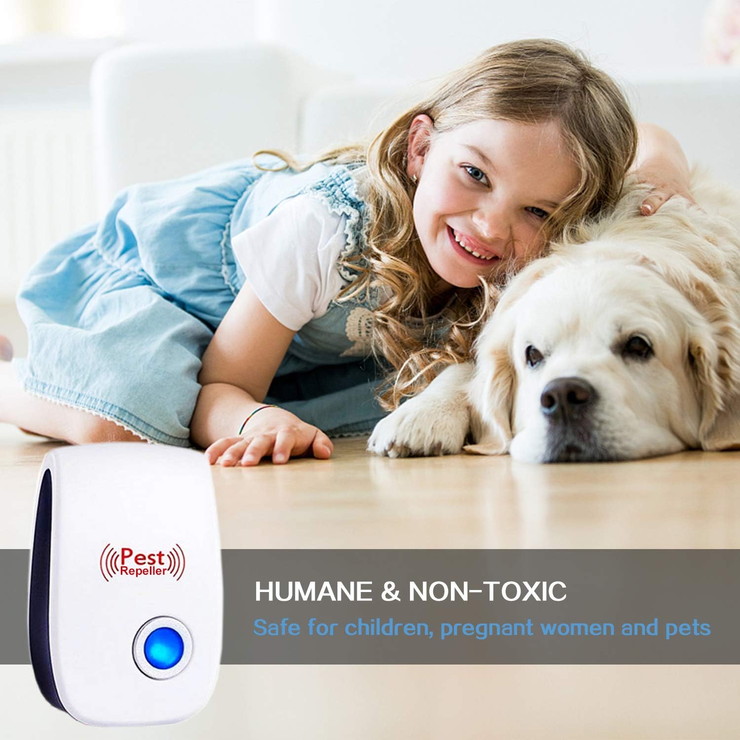 VART Ultrasonic Pest Repeller 6 Pack, Ultrasonic Pest Repellent, Indoor Pest Control Electronic Plug in, Insect Repellent for Mosquito, Mouse, Cockroaches,Rats,Bug, Spider, Ant, Flies : Patio, Lawn & Garden