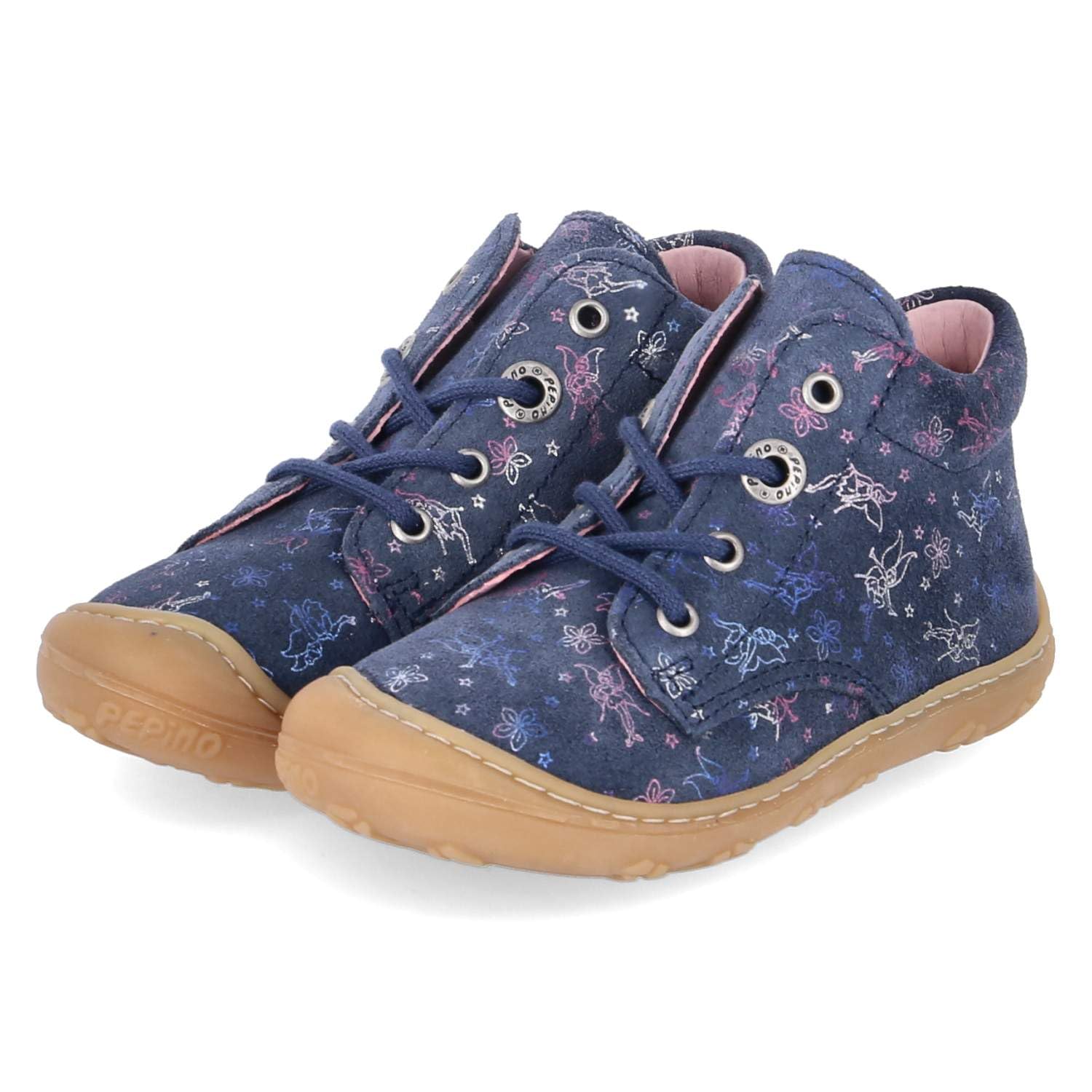 PEPINO 50 1200502/172 Unisex buty do nauki chodzenia, zamszowe, niebieskie - rozm. 18