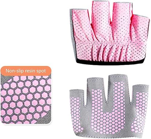 Miniatura 5 de Women Fitness Gloves Four Finger Yoga Grip Half Finger Pilates for Gym Weightlifting Hanging Cycling Yoga Gym Training Gloves