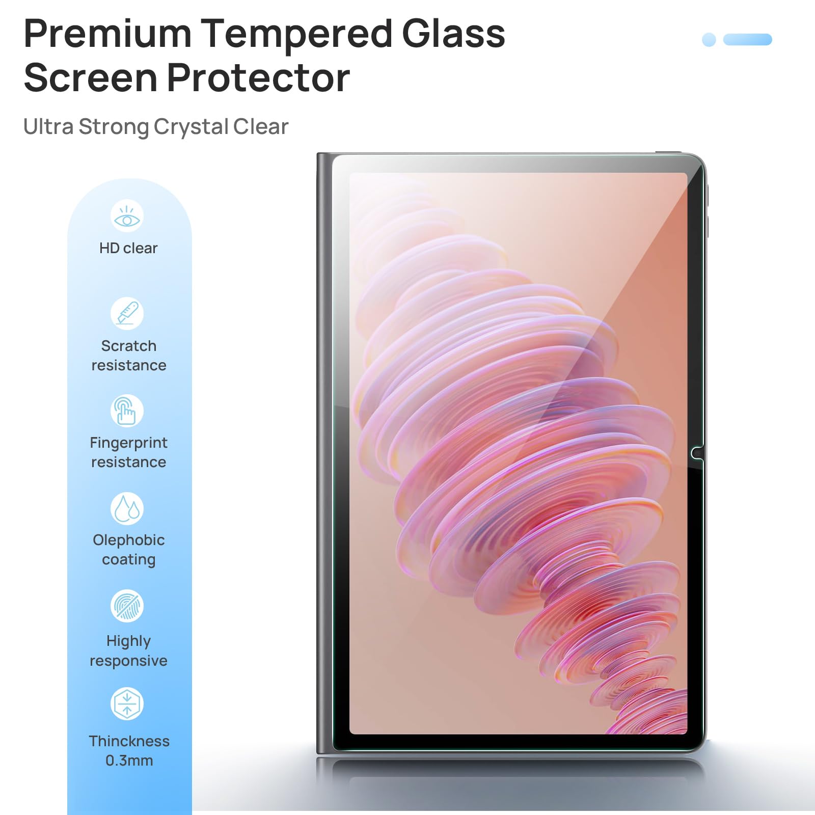 2x 9H Pellicola IN Vetro per Lenovo Legion Y700 8,8  Protettiva