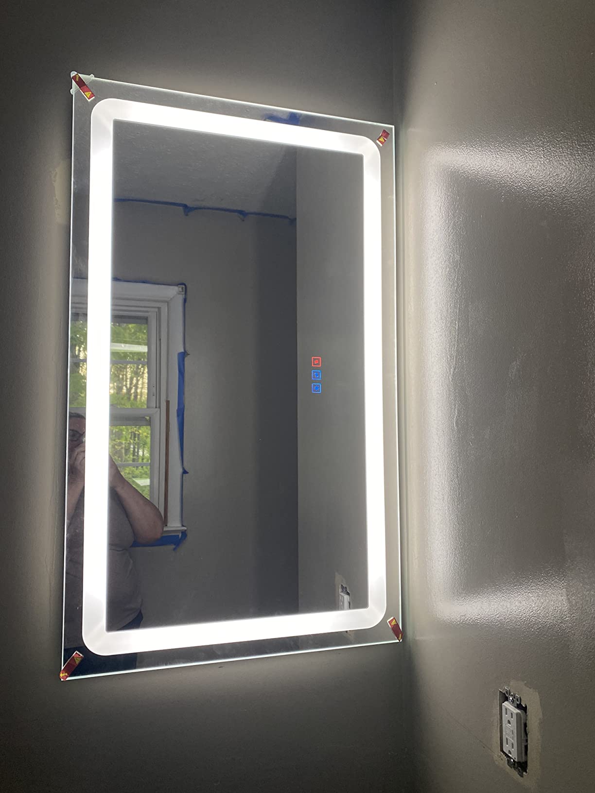 $22/mo - Finance DURASPACE 40 x 24 inch Led Lighted Bathroom Mirror ...