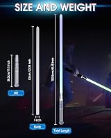 ANASABER S9 Dueling Lightsaber - Interaktív Fénykard Pár 7