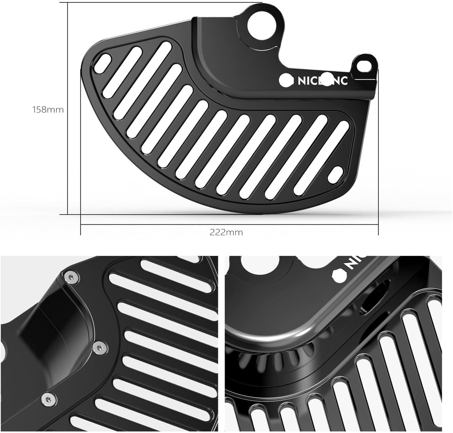 Compatible With Husqvarna TE 300 250 FE 350 FE 450 KTM EXC 300 EXCF 350 EXC 450 GasGas EC 300 Front Rear Brake Disc Guard(Orange Rear)