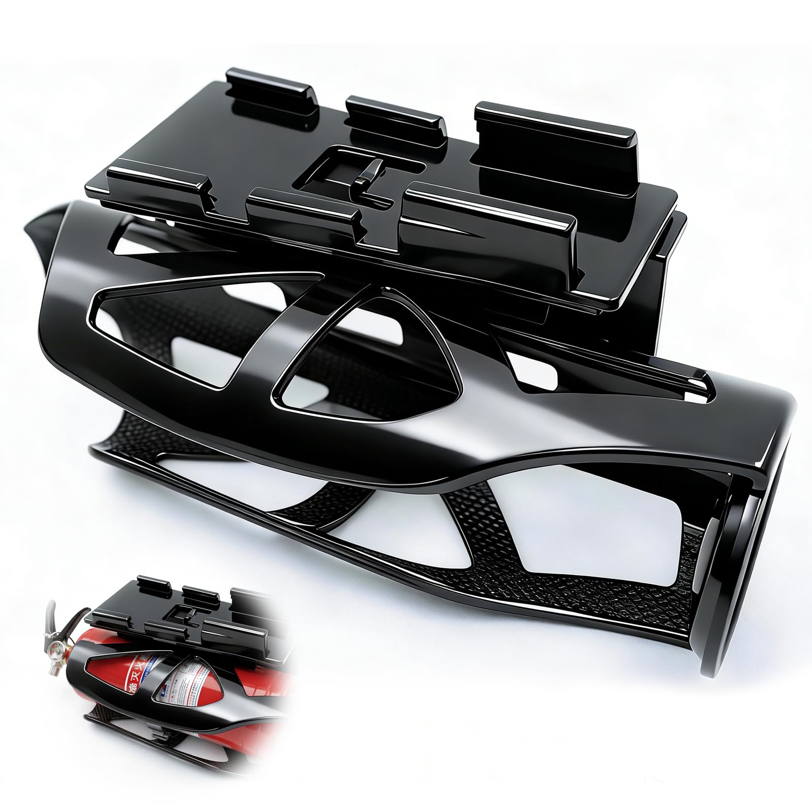 OHAANYY Support Extincteur Voiture pour Modèle Y, Fixation Siège ABS | OHAANYY Support Extincteur Voiture pour Modèle Y, Fixation Siège ABS