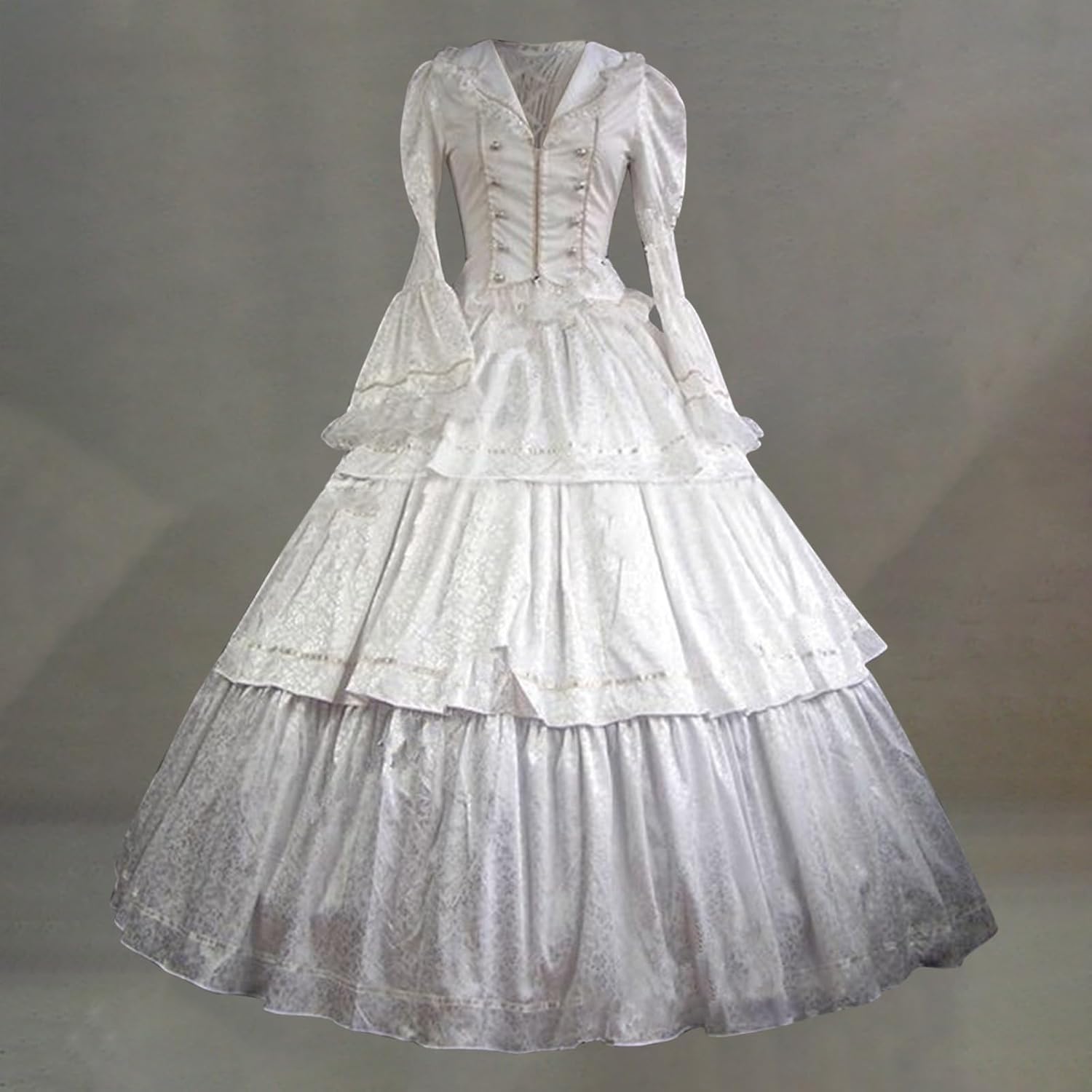 Women's Marie Antoinette Rococo Ball Gown Gothic Victorian Dress Medieval Renaissance Costume Halloween Cosplay Dress