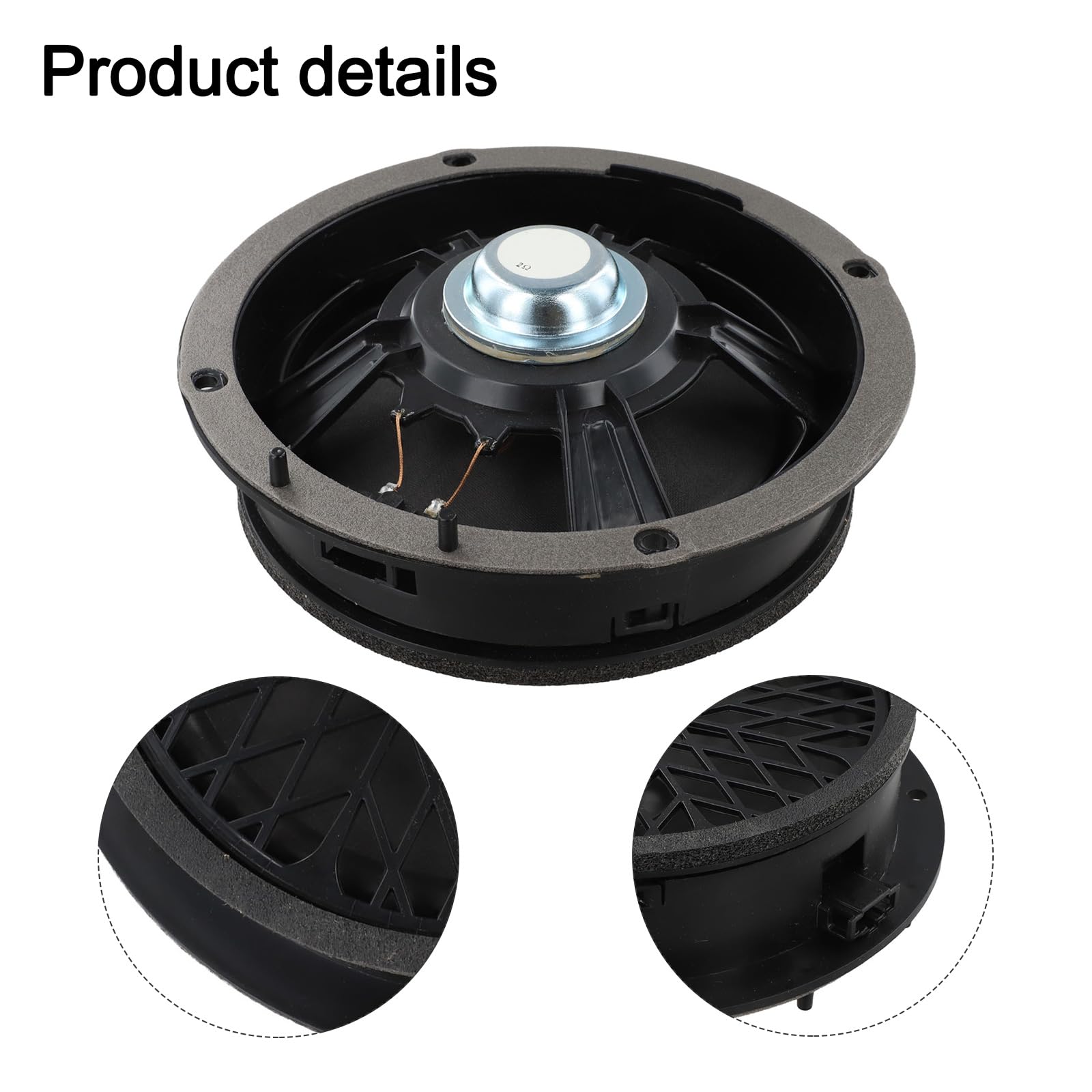 Altavoces de Graves y Rango Medio para Puerta Delantera Audi A4 (2008-2016) y Audi A5 (2008-2017). Pieza Original 8T0035415A. Fabricados en ABS Negro