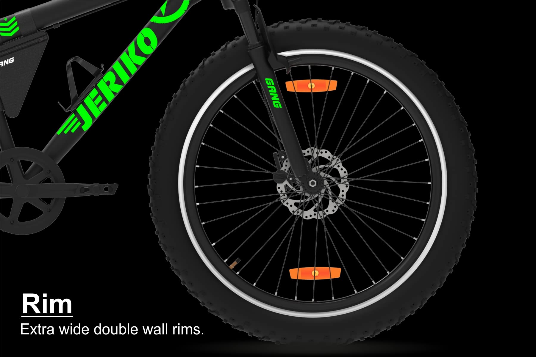 Buy GANG JERIKO Front Suspension Dual Disc Brake Single Speed 26T