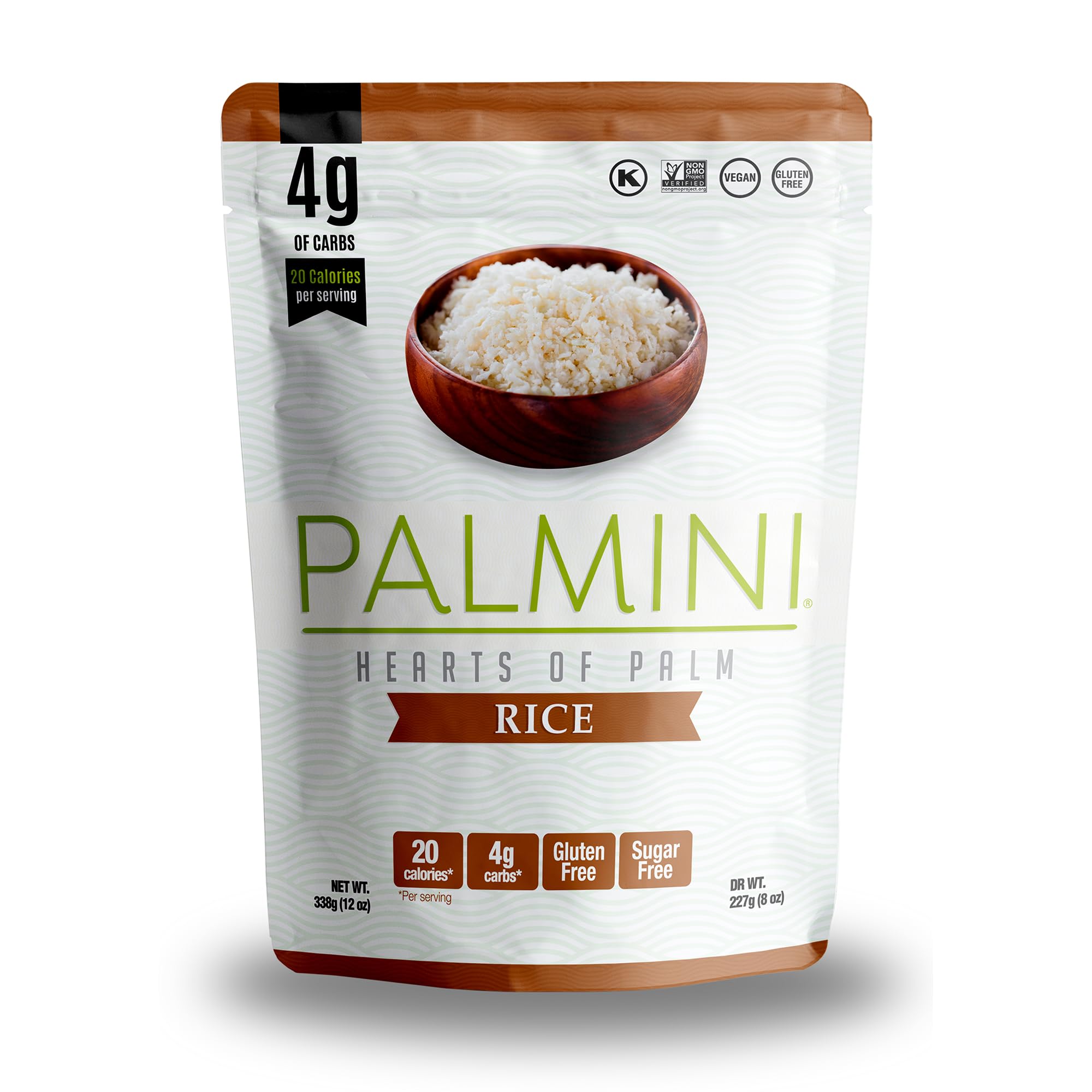 PALMINILow Carb, Keto, Friendly, Gluten, Free Rice Pouch 227G