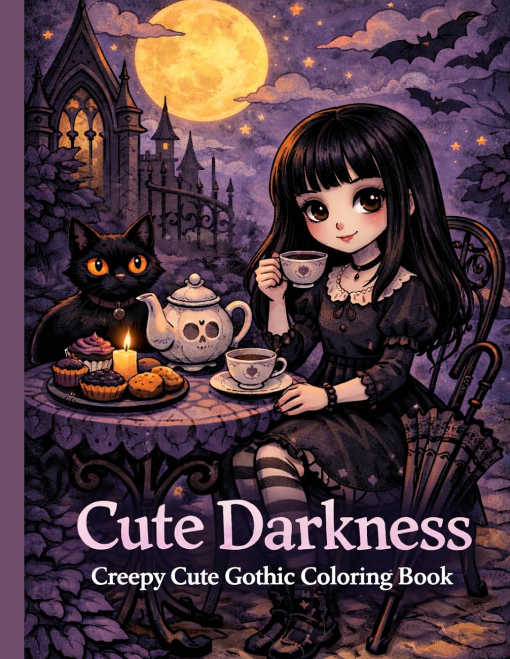 Cute Darkness: Creepy Cute Gothic Coloring Book