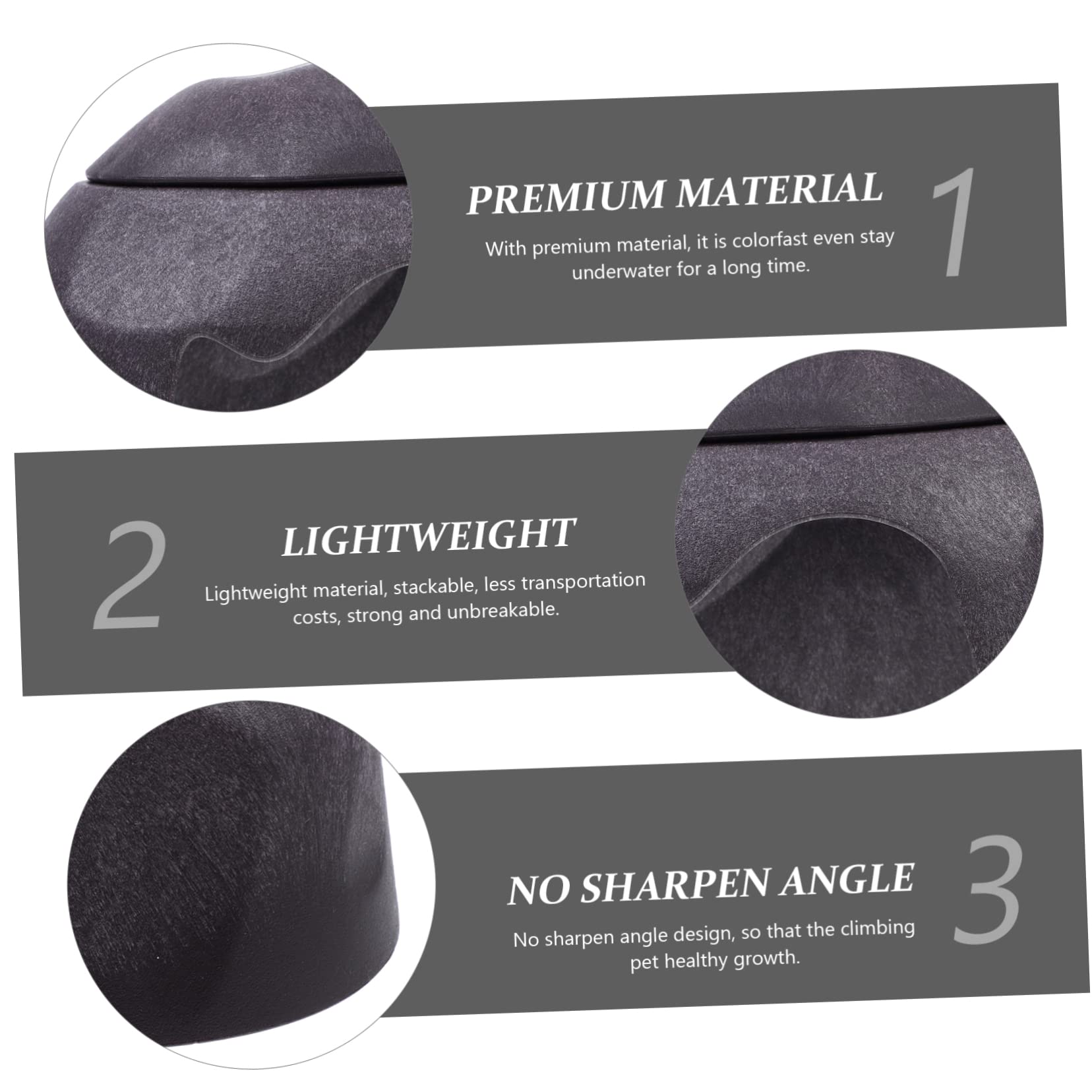 DOITOOL 1set Accessori Per Rettili Per Tartarughe Con Design Realistico e Resistente All Habitat Versatile Per Acquatici e Terrestri Nascondiglio Multifunzionale Per e