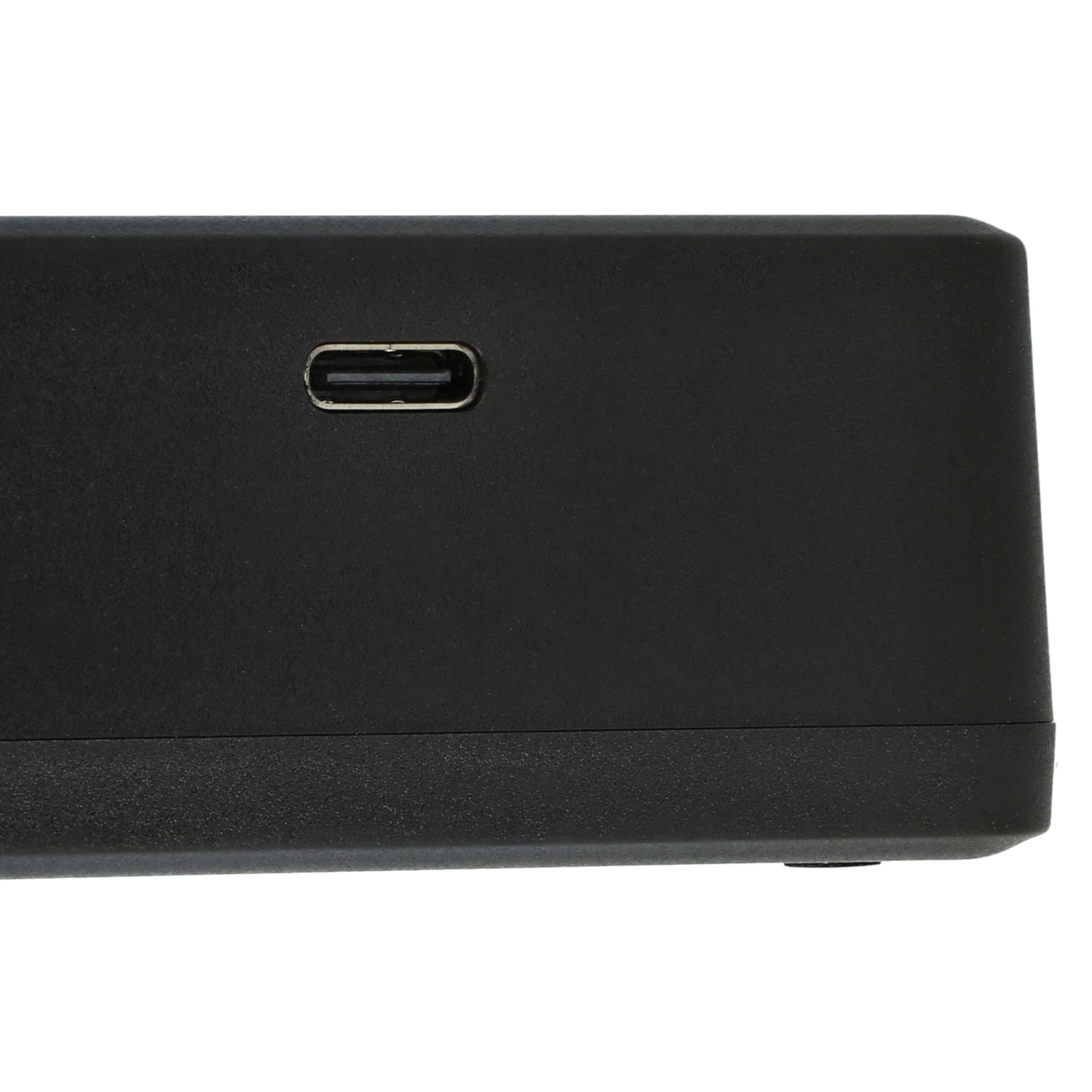 Scanreco EA2512 BS590 Cifa EEA2512 Caricabatterie doppio 7,2V 0,6A con cavo USB-C