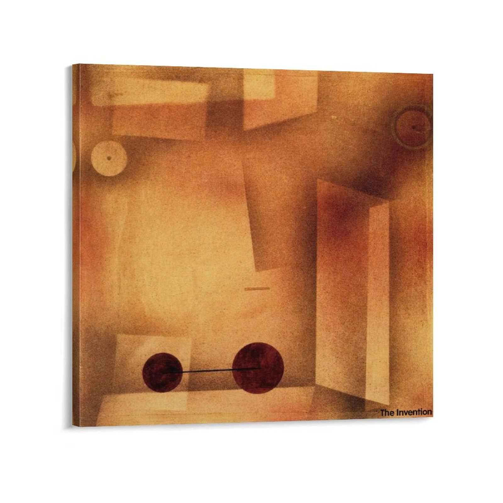 The Invention Paul Klee Posters Poster Print Art Wall Painting Canvas Posters Modern Bedroom Decor 12x12inch(30x30cm)