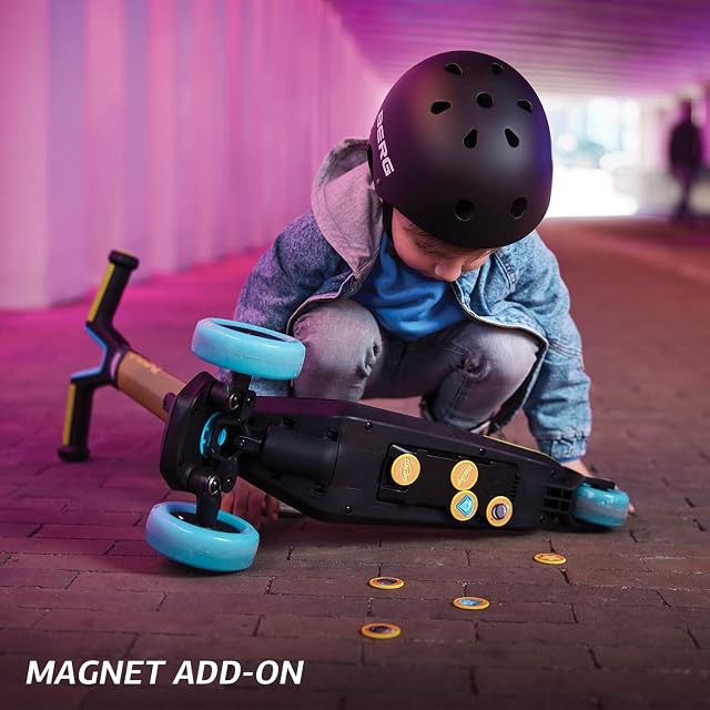 Foto 8 de 8 de BERG Patinete Nexo Foldable Lights Magnet-Deck Azul