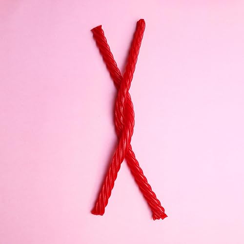 Miniatura 5 de Paquete de vides rojas de canela de edición limitada con calcomanía de remolino, dulce y picante de regaliz para el día de San Valentín, 4 onzas,