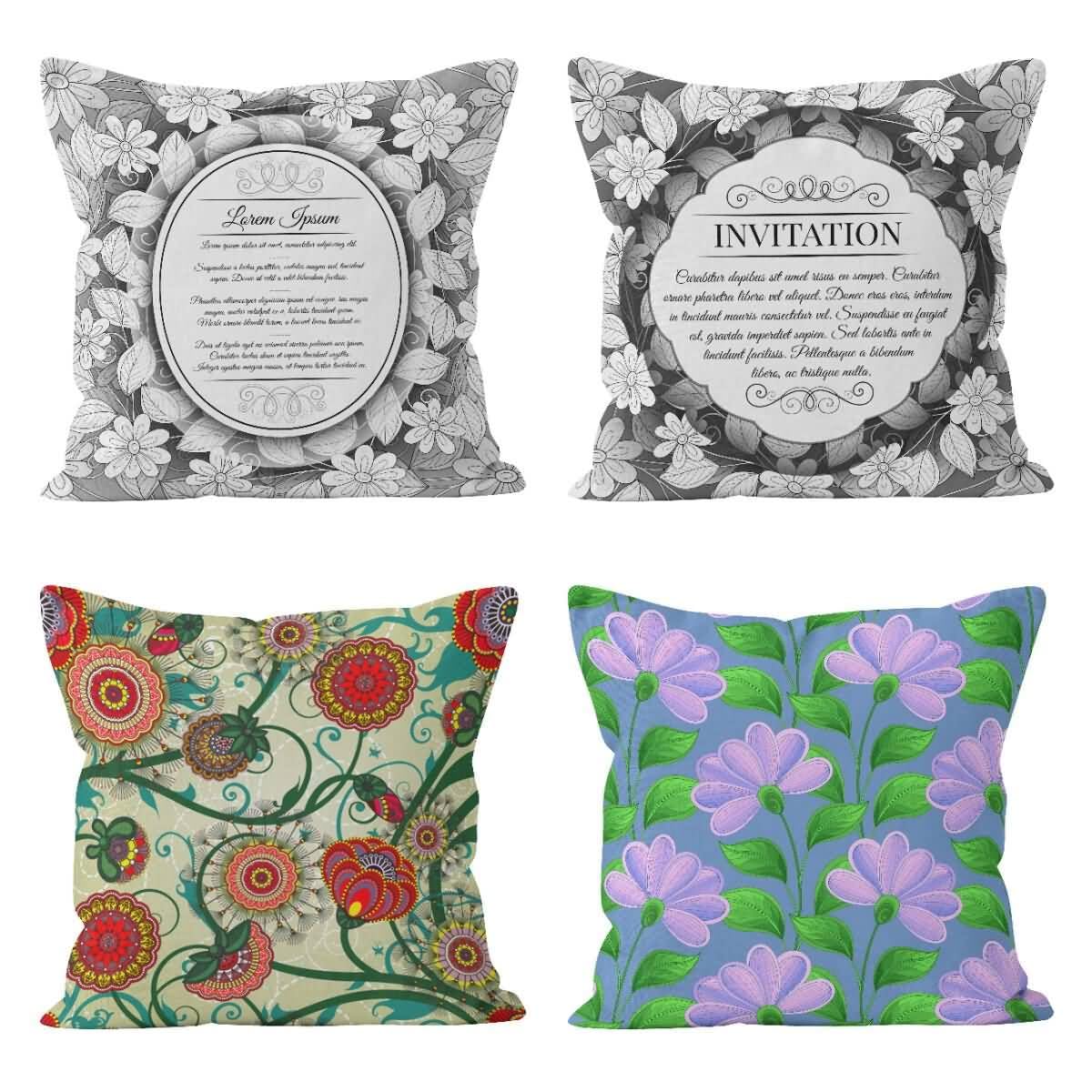 Housse de coussin tropical 50x50cm pour sublimer votre salon de jardin