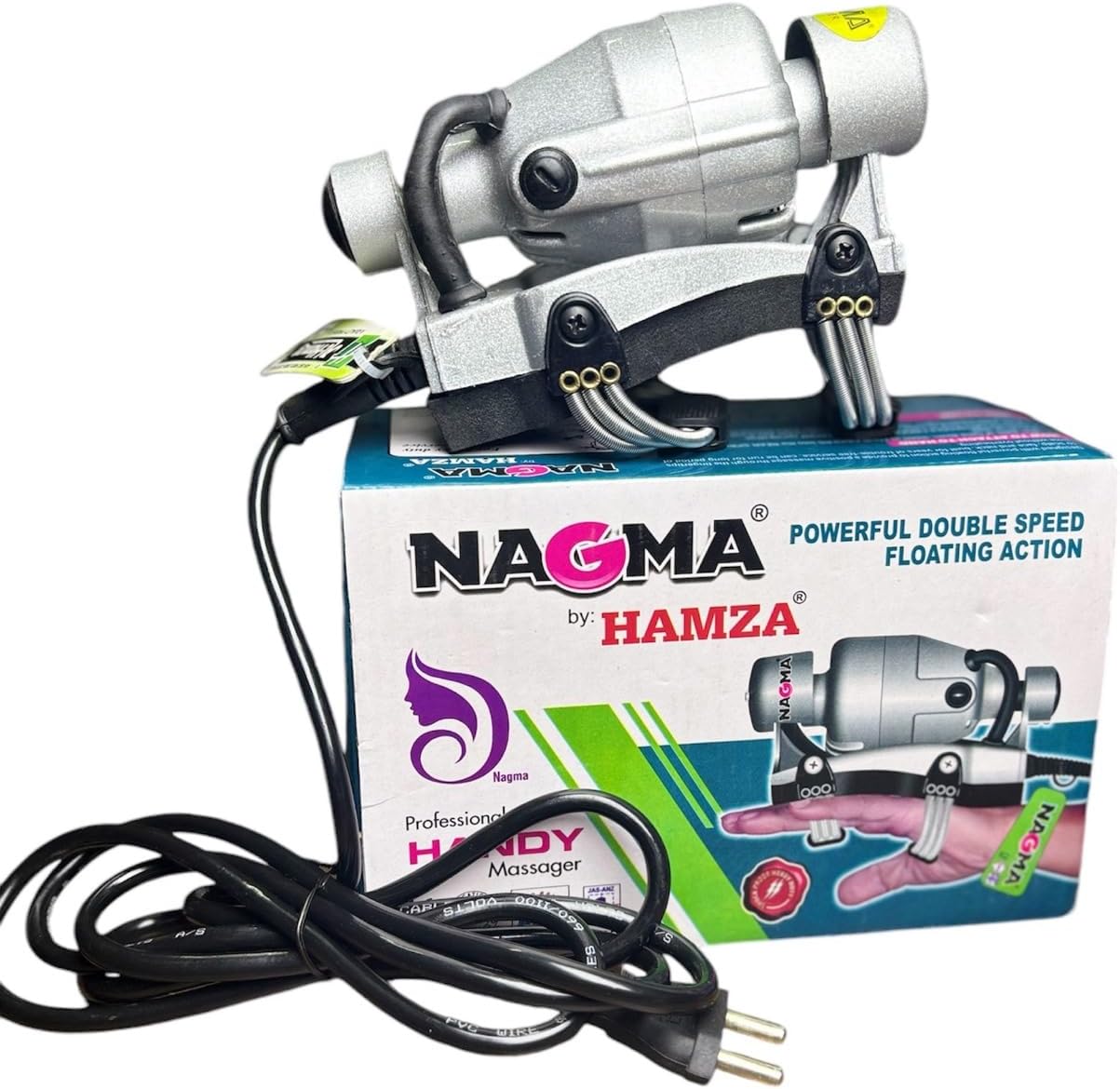 HAMZA Electric Nagma Powerful Double Speed Floating Action Instant Relief Whole_Body Massager for Neuropathy