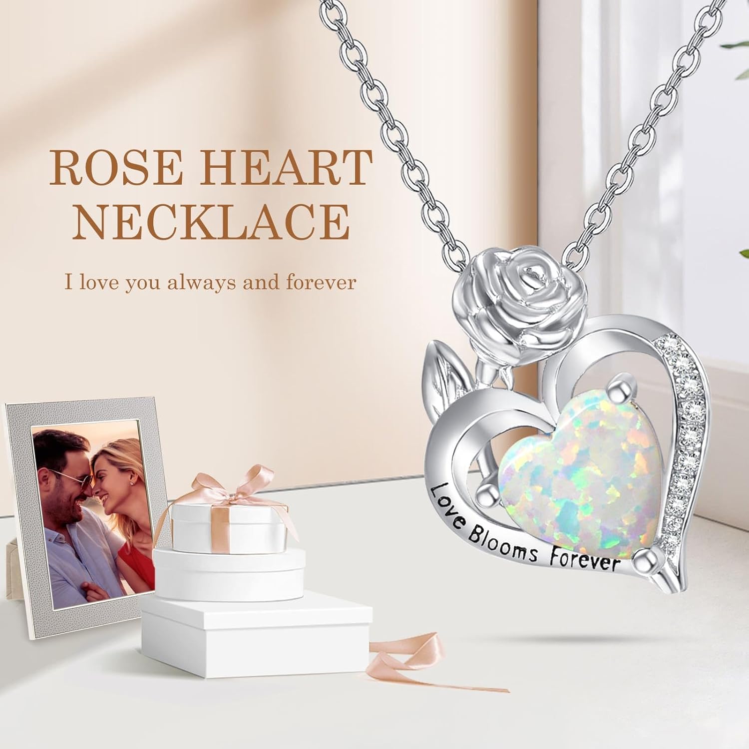 AENEAS Sunflower Necklaces for Women Sterling Silver You Are My Sunshine Necklace Sunflower Birthday Love Heart Mother's Day Gifts for Birthday Mothers Day Christmas Anniversary