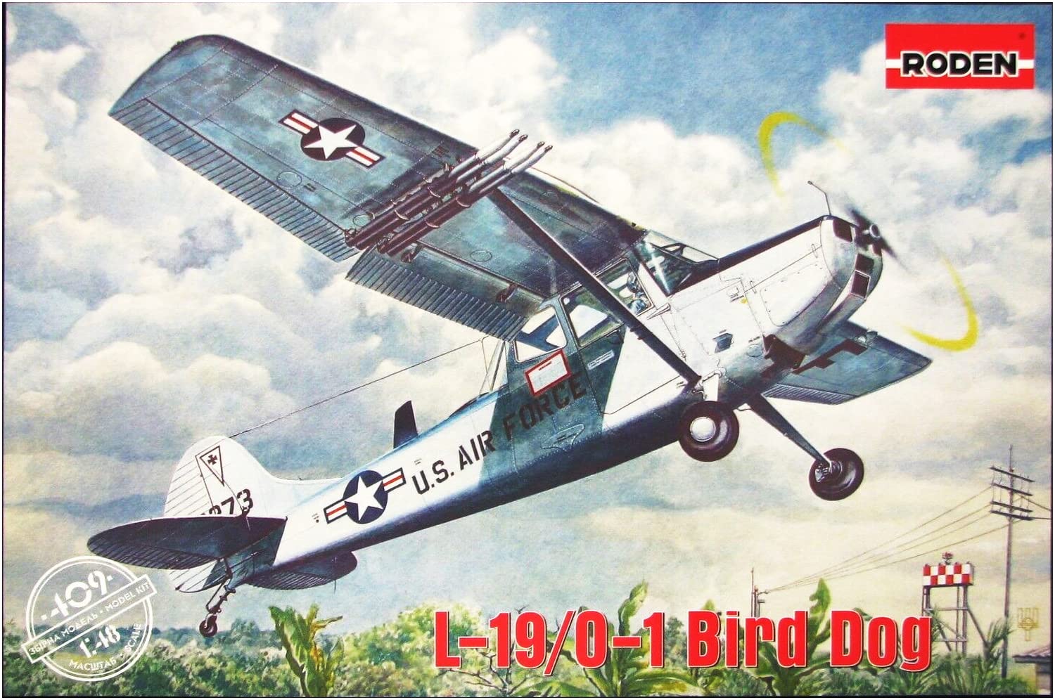 RODEN L-19/O-1 バードドッグ　陸上自衛隊 米L-19/O-1 バードドッグ小型連絡機・自衛隊他アジア各国