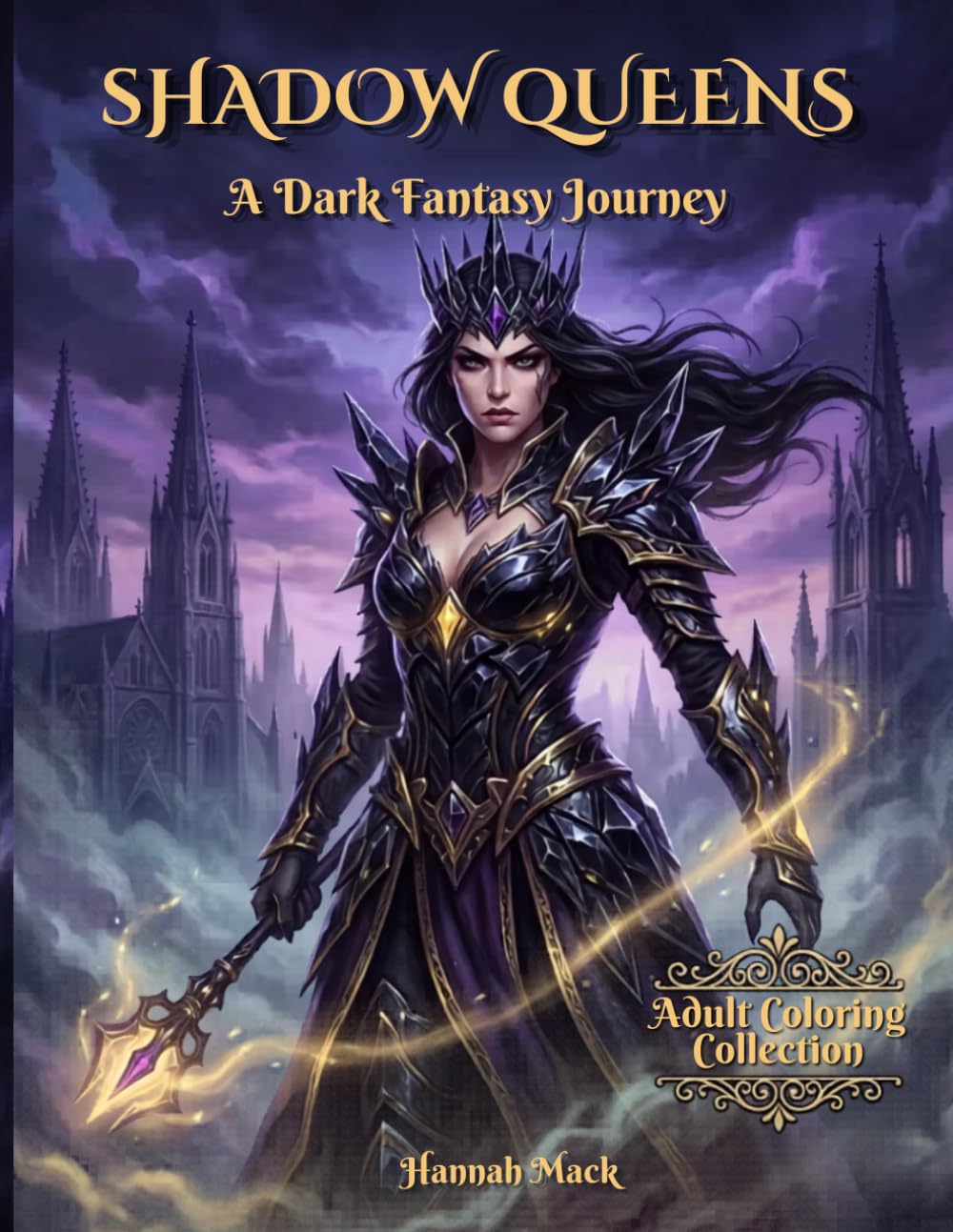 Shadow Queens: A Dark Fantasy Coloring Book for Adults