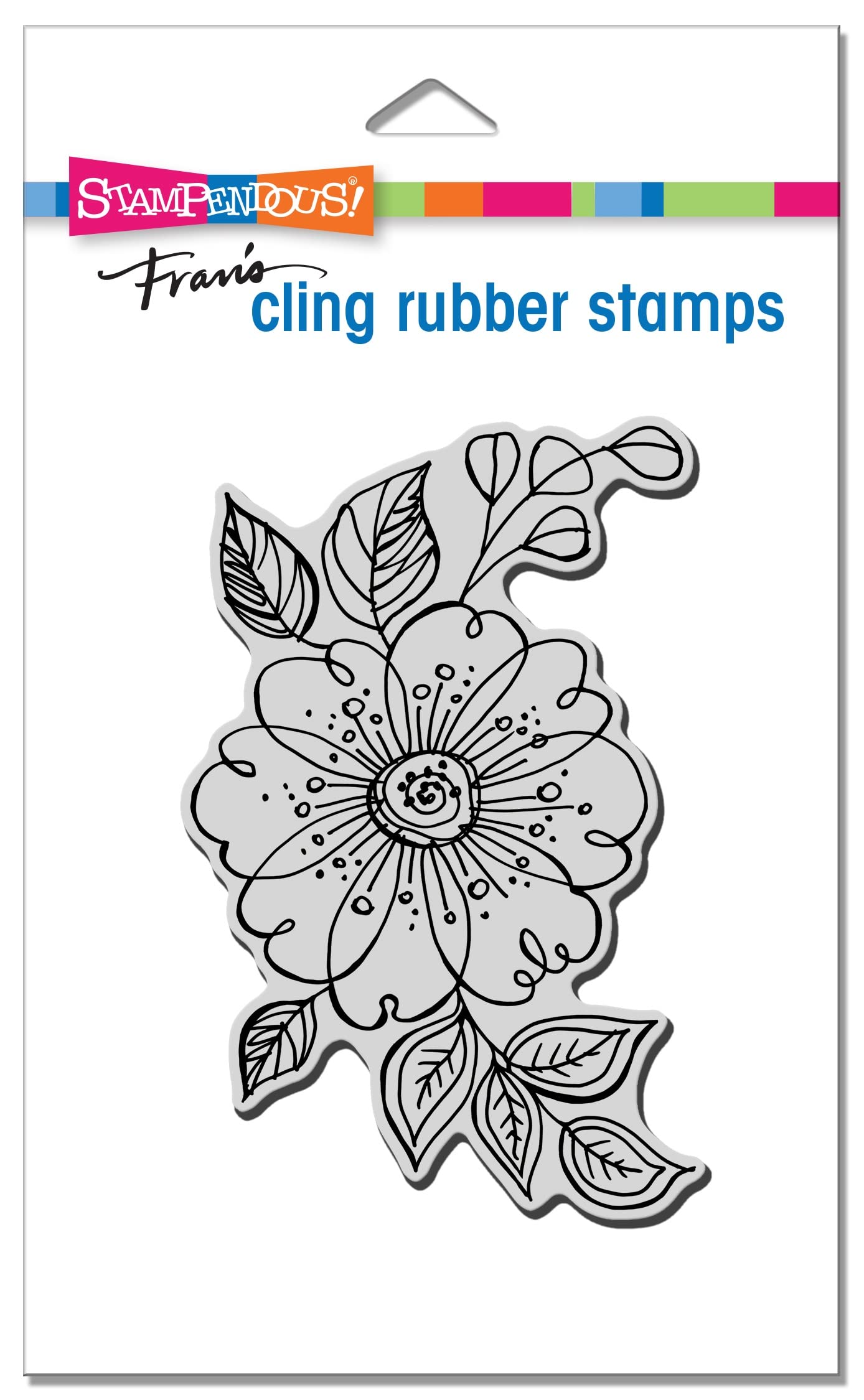 Stampendous Timbro In Gomma Con Blocco In Legno – Cuscino In Schiuma 0,3 Cm – Perfetto Per Biglietti, Scrapbooking E Arti Creative