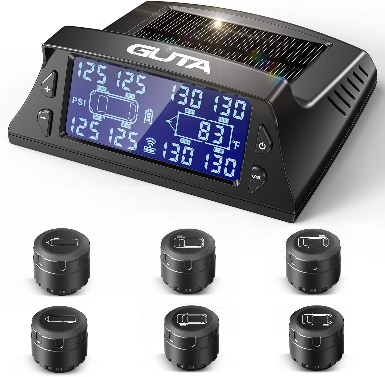 GT40 Solar TPMS with 6 Sensors