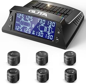 GUTA GT40 RV Tire Pressure Monitoring System, TPMS Set of 6 Sensors