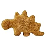 Isaacalyx Dino Nugget Pillow, 18 inch Soft Dinosaur Chicken Nuggets Pillow for Birthday Gifts, Dinosaur Theme Party Decorations
