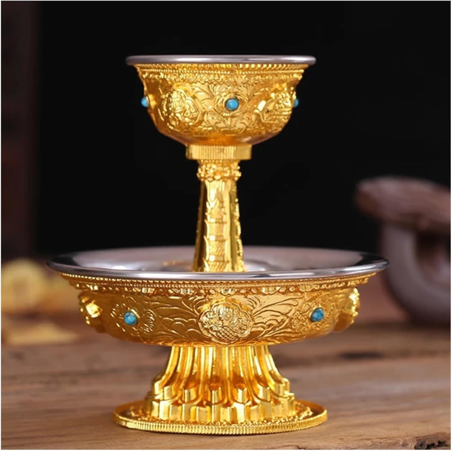 Tibetan Tribute, Buddhism Plate, Home Gift, Indoor Decorative Buddhist