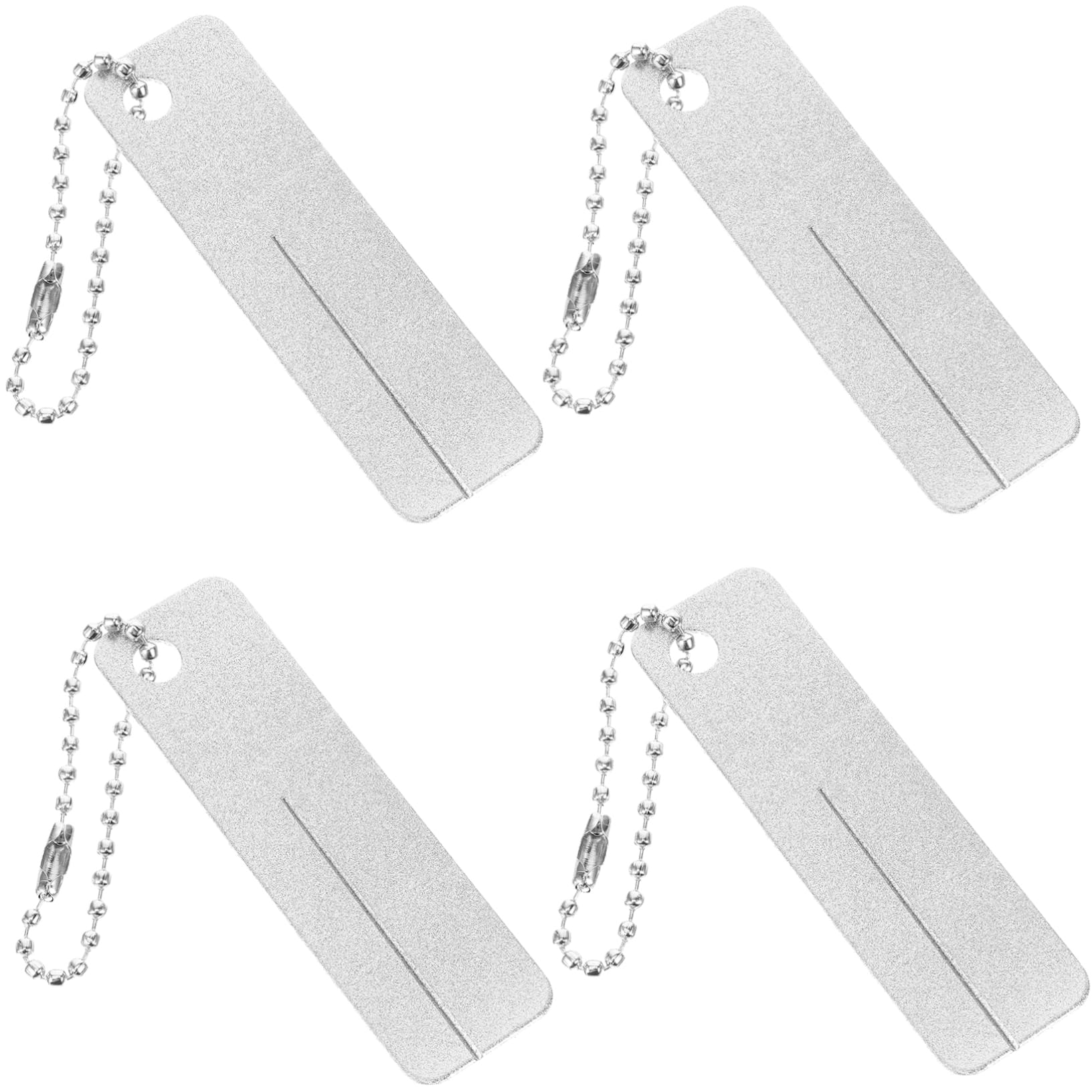 BESPORTBLE Aiguiseur Affûteur De Hameçons De Pêcheur Pierre À Aiguiser Crochets De Poisson Affûteur D'outils Outil De Meulage Accessoire De Pêche Partie Hameçon Diamant Silver